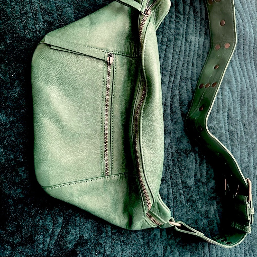 Free People Green Sling Bag